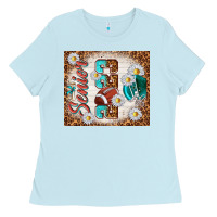 Baby Blue senior 2023 football Ladies Tee - TumblerDesignByShophia
