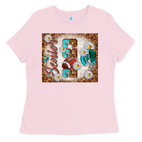 Bubblegum Pink senior 2023 football Ladies Tee - TumblerDesignByShophia