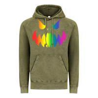 Vintage Olive halloween gay lesbians pride pumpkin lgbt pride Vintage Hoodie - maiPhamDesign