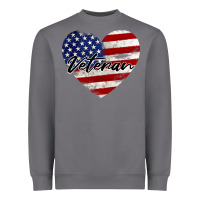 Storm veteran heart american flag Heavyweight Sweatshirt - BarkalooDesign