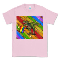 Bubblegum Pink lgbtq dinosaur t rex tumbler Classic Tee - Artiststas