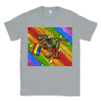 Heather Grey lgbtq dinosaur t rex tumbler Classic Tee - Artiststas