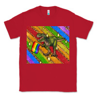 Red lgbtq dinosaur t rex tumbler Classic Tee - Artiststas