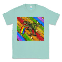 Seafoam lgbtq dinosaur t rex tumbler Classic Tee - Artiststas