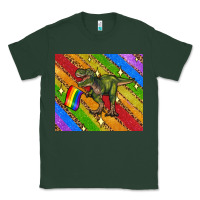 Sports Green lgbtq dinosaur t rex tumbler Classic Tee - Artiststas