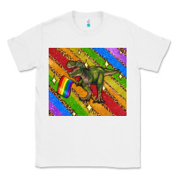 White lgbtq dinosaur t rex tumbler Classic Tee - Artiststas