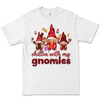 White Chilling with my gnomies Valentine's Day Premium Tee - HowdyJamesFarm