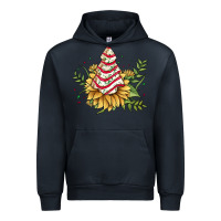 Navy little debbie tree cakes sunflower Urban Hoodie - JahusDesignShop
