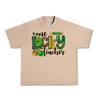 Burro St. Patrick's One lucky Teacher Urban Heavy Tee - OliviaCreatesArt