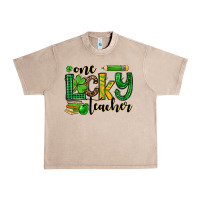 St. Patrick's One Lucky Teacher Urban Heavy Tee | Teevron