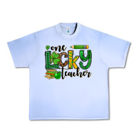 Grape Ice St. Patrick's One lucky Teacher Urban Heavy Tee - OliviaCreatesArt