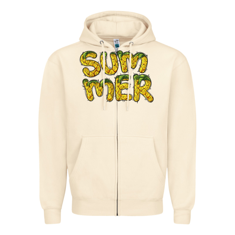 Summer Pineapple Zipper Hoodie by BarkalooDesign | Teevron
