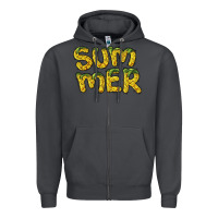 Smoke summer pineapple Zipper Hoodie - BarkalooDesign