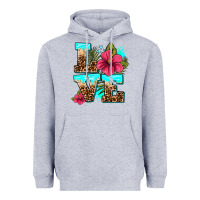 Heather Grey love summer with flowers Heavyweight Hoodie - AdoDesignShop
