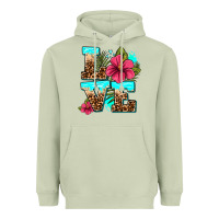 Matcha love summer with flowers Heavyweight Hoodie - AdoDesignShop