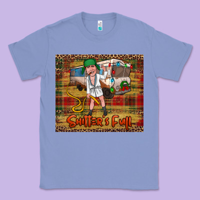 Shitters Full Merry Christmas Classic Tee Designed By Jasminsmagicworld