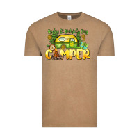 Vintage Coffee Happy St. Patrick's Day camper Vintage Tee - HowdyJamesFarm