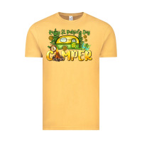 Vintage Mustard Happy St. Patrick's Day camper Vintage Tee - HowdyJamesFarm