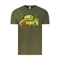 Vintage Olive Happy St. Patrick's Day camper Vintage Tee - HowdyJamesFarm