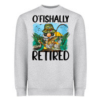 Heather Grey o' fishally retired Heavyweight Sweatshirt - BarkalooDesign