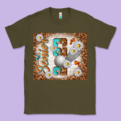 Senior 2023 Volleyball Classic Tee Designed By Tumblerdesignbyshophia