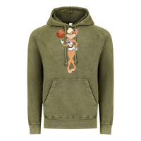 Vintage Olive lola bunny Vintage Hoodie - maiPhamDesign