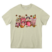 Mossy Cafecito y Chisme Coffee Cups Heavy Core Tee - texasbilliewilder