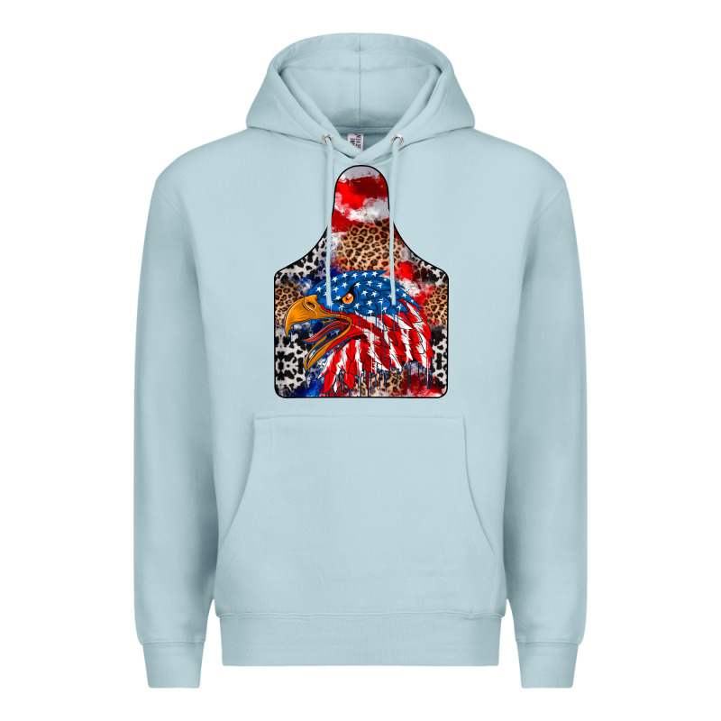 America Premium Hoodie by CowhideDigitalArt | Teevron