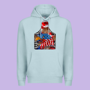 America Premium Hoodie Designed By Cowhidedigitalart