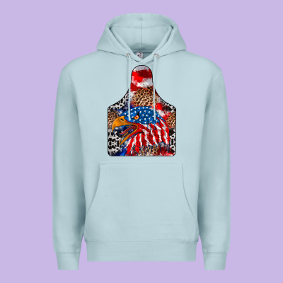 America Premium Hoodie Designed By Cowhidedigitalart