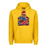 Lemon america Premium Hoodie - CowhideDigitalArt