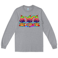 Heather Grey Pride cupcake Long Sleeve Tee - FaDigitalArtStudio