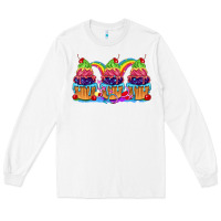 White Pride cupcake Long Sleeve Tee - FaDigitalArtStudio