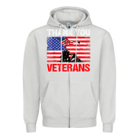 Dove Grey thank you veterans service patriot veteran day american flag t shirt Zipper Hoodie - maiPhamDesign