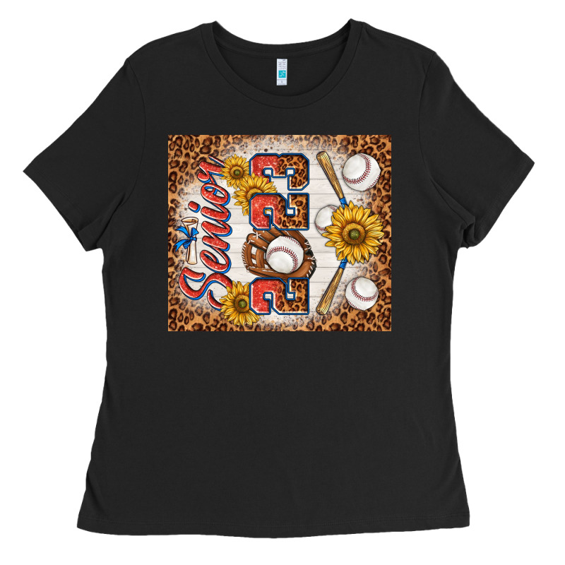 Senior 2023 Baseball Ladies Tee by TumblerDesignByShophia | Teevron
