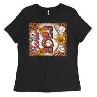Black senior 2023 baseball Ladies Tee - TumblerDesignByShophia