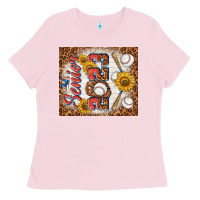 Bubblegum Pink senior 2023 baseball Ladies Tee - TumblerDesignByShophia