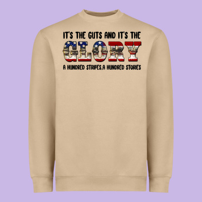 Veteran Glory Heavyweight Sweatshirt Designed By Barkaloodesign