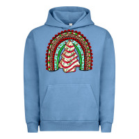 Pigment Pebble Blue little debbie tree cakes rainbow Urban Hoodie - JahusDesignShop