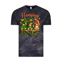 Cloud Black Hanging with my gnomies Vintage Tee - HowdyJamesFarm