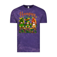 Cloud Purple Hanging with my gnomies Vintage Tee - HowdyJamesFarm