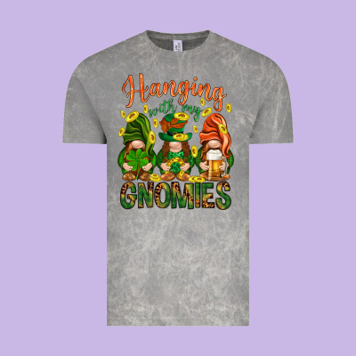 Hanging With My Gnomies Vintage Tee Designed By Howdyjamesfarm