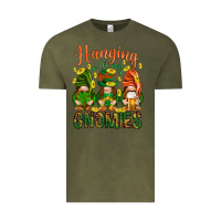 Vintage Olive Hanging with my gnomies Vintage Tee - HowdyJamesFarm