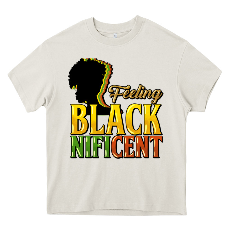 Feeling Blacknificent Heavy Core Tee by NancyCooperArtShop | Teevron