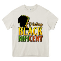 Cream feeling blacknificent Heavy Core Tee - NancyCooperArtShop