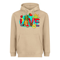 Mushroom love summer fruit and sun Heavyweight Hoodie - AdoDesignShop