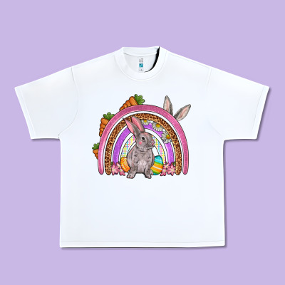 Easter Rainbow Urban Heavy Tee Designed By Oliviacreatesart