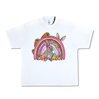 White Easter rainbow Urban Heavy Tee - OliviaCreatesArt
