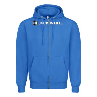 Jack White Black Zipper Hoodie | Teevron