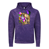 Cloud Purple mardi gras skull Vintage Hoodie - FaDigitalArtStudio
